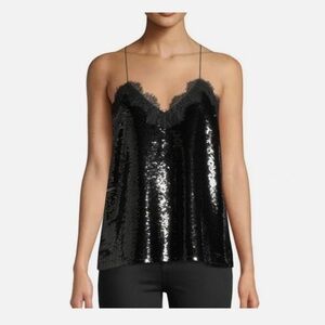 Cami NYC Black Sequin Camisole